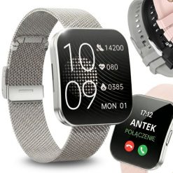 Smartwatch VESS TKY47 Srebrny (SMARTWATCH TKY47 SREBRNY). Szare zegarki smartwatch VESS, bez wzorów. Za 199.99 zł.