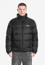 Kurtka turystyczna męska Prosto Puffer Void-9 zimowa. Czarne kurtki męskie Prosto., na zimę, m, z aplikacjami, z poliamidu, klasyczne, bez kaptura. Za 271.99 zł.