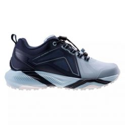 Buty Elbrus Omelio Wp Gr W 92800490737 niebieskie. Niebieskie obuwie trekkingowe damskie z materiału, bez zapięcia. Za 495.46 zł.