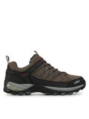 CMP Trekkingi Rigel Low Trekking Shoes Wp 3Q13247 Szary. Szare buty zimowe męskie CMP, ze skóry, bez zapięcia. Za 309.99 zł.