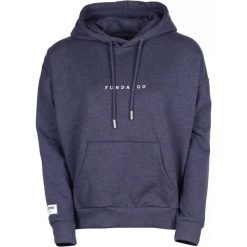 Damska bluza z kapturem Fundango Haley. Niebieskie bluzy damskie FUNDANGO, s, bez wzorów, casualowe, bez ramiączek, z kapturem. Za 339.90 zł.