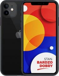 Smartfon poleasingowy Apple APPLE IPHONE 11 64GB BLACK | B. DOBRY. Czarne smartfony Apple. Za 1,099.00 zł.