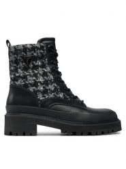 Guess Trapery Badany FLFBDN ELE10 Czarny. Czarne trapery damskie Guess, ze skóry, bez zapięcia. Za 589.99 zł.