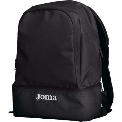 Plecak sportowy Joma Estadio III czarny. Czarne plecaki męskie Joma, bez wzorów, sportowe. Za 69.99 zł.