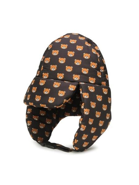 MOSCHINO Czapka 65363 0M2129 Czarny. Czarne czapki damskie MOSCHINO, na zimę, bez wzorów, z materiału. Za 1,189.00 zł.