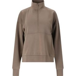 Kobieca bluza półzipowana Athlecia Jillnana. Brązowe bluzy damskie Athlecia, bez wzorów, bez ramiączek, bez kaptura. Za 274.00 zł.