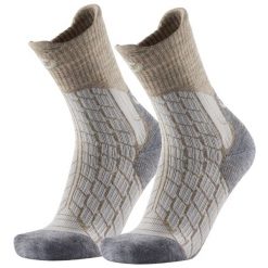 Skarpety trekkingowe dla kobieta Therm-ic Trekking Warm Lady wysokosc kostki. Brązowe skarpetki damskie THERM-IC, bez wzorów, z elastanu. Za 126.00 zł.