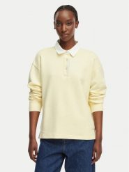 Gant Bluza 4201436 Żółty Regular Fit. Żółte bluzy damskie GANT, l, bez wzorów, z bawełny, bez ramiączek, bez kaptura. Za 589.99 zł.