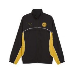 Męska kurtka Borussia Dortmund FtblStatement Cellerator PUMA Black Yellow Sizzle. Czarne kurtki męskie Puma, m, bez wzorów, sportowe, bez kaptura. Za 439.00 zł.