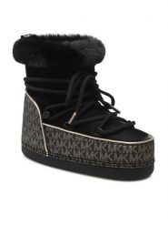 MICHAEL Michael Kors Śniegowce Zelda Bootie 40F2ZMFE5D Czarny. Czarne śniegowce damskie MICHAEL Michael Kors, z materiału, bez zapięcia. Za 1,899.00 zł.
