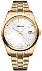 Zegarek męski Adriatica A1298.1113Q złoty. Żółte zegarki męskie Adriatica, bez wzorów, złote. Za 1,080.00 zł.