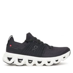 Buty do biegania On. Czarne obuwie sportowe damskie On, bez wzorów, bez zapięcia, do biegania. Za 649.99 zł.