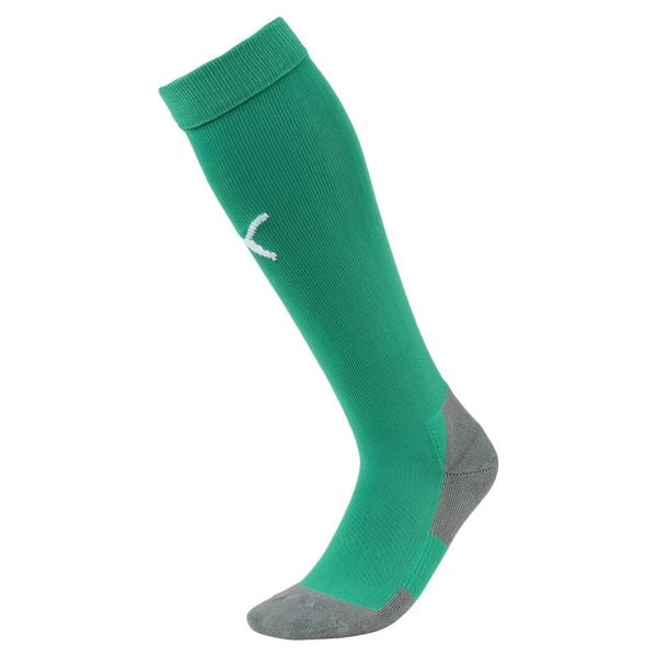 Skarpety Piłkarskie Unisex Dla Dorosłych Liga Core. Szare skarpety męskie Puma, bez wzorów, z bawełny. Za 30.99 zł.