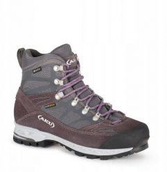 Buty trekkingowe damskie Aku W'S TREKKER PRO GTX, grey/ deep violet, 37.5. Szare obuwie trekkingowe damskie Aku, bez zapięcia. Za 756.25 zł.