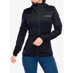 Bluza polarowa damska Vaude Monviso Fleece Jacket II. Czarne bluzy damskie Vaude, na zimę, m, bez wzorów, z polaru, sportowe, bez ramiączek, bez kaptura. Za 350.99 zł.