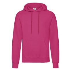 Męska Klasyczna Bluza Z Kapturem. Czerwone bluzy męskie fruit of the loom, m, bez wzorów, klasyczne, bez ramiączek, z kapturem. Za 81.99 zł.
