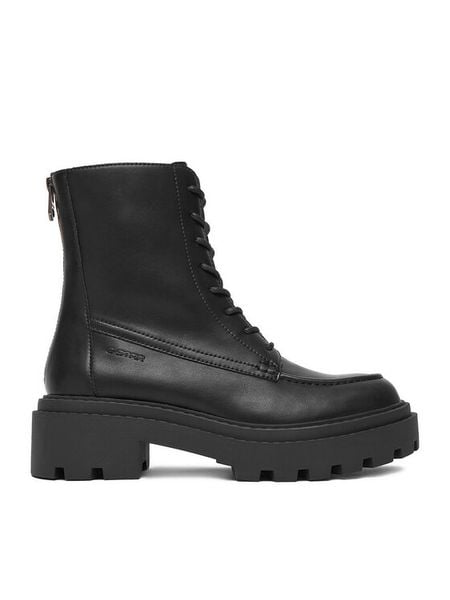 G-Star Raw Trzewiki CEO-ZUM-HY25713-1-1 Czarny. Czarne botki damskie G-Star Raw, bez wzorów, ze skóry, retro, bez obcasa, na płaskiej podeszwie, bez zapięcia. Za 399.99 zł.