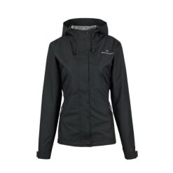 Kurtka membranowa damska Essence2 stx. Czarne kurtki sportowe damskie Bergson, xl, bez wzorów, bez ramiączek, bez kaptura, trekkingowe. W wyprzedaży za 479.00 zł.