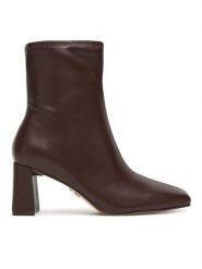 Steve Madden Botki Hurst SM11003498 Brązowy. Brązowe botki damskie Steve Madden, bez wzorów, ze skóry, bez obcasa, na słupku, bez zapięcia. Za 429.99 zł.