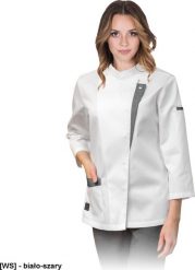 R.E.I.S. DOLCE-L - bluza damska z długim rękawem, 6 zatrzasków, 65% poliester, 35% bawełna, 200 g/m L. Bluzy damskie R.E.I.S., l, bez wzorów, z bawełny, bez ramiączek, bez kaptura. Za 107.53 zł.