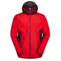 Kurtka uniwersalna męska La Sportiva Discover. Czerwone kurtki męskie La Sportiva, m, bez wzorów, z materiału, eleganckie, z kapturem. Za 938.00 zł.