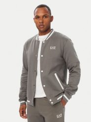 EA7 Emporio Armani Bluza 7M002146 AF10377 U8085 Szary Regular Fit. Szare bluzy męskie EA7 Emporio Armani, m, bez wzorów, z bawełny, bez ramiączek, bez kaptura. Za 549.99 zł.