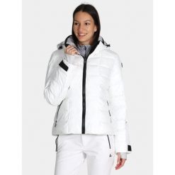 Kurtka Narciarska Damska Luhta Lappea. Białe kurtki sportowe damskie Luhta, na zimę, bez wzorów, bez ramiączek, bez kaptura, narciarskie. Za 999.00 zł.