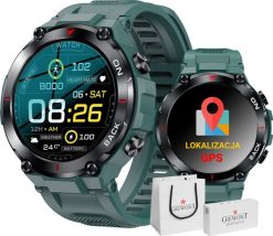 Smartwatch Giewont GW460-2 Zielony. Zielone zegarki smartwatch Giewont, bez wzorów. Za 378.37 zł.