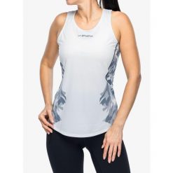 Tank top damski La Sportiva Pacer Tank. Białe topy damskie La Sportiva, bez wzorów, bez kołnierzyka, bez ramiączek. Za 186.99 zł.