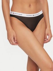 Tommy Hilfiger Komplet 3 par stringów UW0UW05532 Czarny. Czarne majtki damskie Tommy Hilfiger, z syntetyku. Za 119.99 zł.