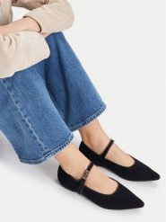 MEXX Baleriny EO-WS1314-01 Czarny. Czarne balerinki damskie Mexx, bez wzorów, bez obcasa, bez zapięcia. Za 299.99 zł.