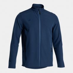 Kurtka sportowa męska Basilea II Softshell Jacket. Niebieskie kurtki sportowe męskie Joma, l, bez wzorów, z elastanu, bez kaptura, do piłki nożnej. Za 169.99 zł.