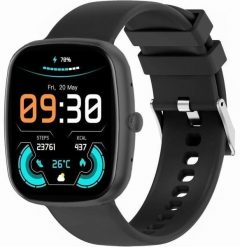 Smartwatch Gravity Czarny 2 Paski GT18-9. Czarne zegarki smartwatch Gravity, bez wzorów. Za 103.70 zł.