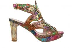Sandały Laura Vita Hicao 19 Prune 202042, Wielokolorowy, Skóra naturalna - 39. Sandały damskie Laura Vita, bez wzorów, z gumy, bez obcasa, na platformie, bez zapięcia. W wyprzedaży za 314.10 zł.