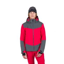 Kurtka narciarska męska Rossignol Wispile. Czerwone kurtki sportowe męskie Rossignol, na zimę, l, bez wzorów, bez kaptura, narciarskie. Za 1,369.00 zł.