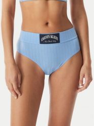 Calvin Klein Underwear Figi klasyczne z wysokim stanem LV00QF8713 Niebieski. Niebieskie majtki damskie Calvin Klein Underwear, z bawełny. Za 119.99 zł.