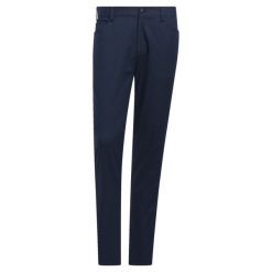 Spodnie do golfa męskie Adidas Go-To 5-Pocket Golf Pants. Niebieskie swetry męskie Adidas, m, bez wzorów, sportowe, bez kołnierzyka, bez ramiączek. W wyprzedaży za 280.00 zł.
