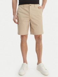 Calvin Klein Jeans Szorty materiałowe LV04RF617G Beżowy Regular Fit. Brązowe szorty męskie Calvin Klein Jeans, bez wzorów, z bawełny. Za 329.99 zł.