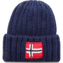 Czapka NAPAPIJRI - K Semiury 2 N0YID2 Blu Marine 176. Niebieskie czapki damskie Napapijri, bez wzorów, z materiału. W wyprzedaży za 139.00 zł.