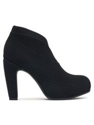 United Nude Botki Fold HI II 10870991129 Czarny. Czarne botki damskie United Nude, bez wzorów, z materiału, bez obcasa, na słupku, bez zapięcia. Za 1,169.00 zł.