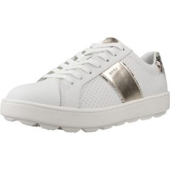 Buty GEOX D SPHERICA ECUB-1 Biały. Białe obuwie trekkingowe damskie Geox, ze skóry, bez zapięcia. Za 285.99 zł.