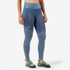 Legginsy wspinaczkowe damskie Simond Vertika. Niebieskie legginsy damskie SIMOND, bez wzorów, z elastanu. Za 79.99 zł.