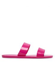 JENNY Klapki CT1011-6 Różowy. Czerwone klapki damskie Jenny, bez wzorów, z syntetyku, bez obcasa, bez zapięcia. Za 39.99 zł.