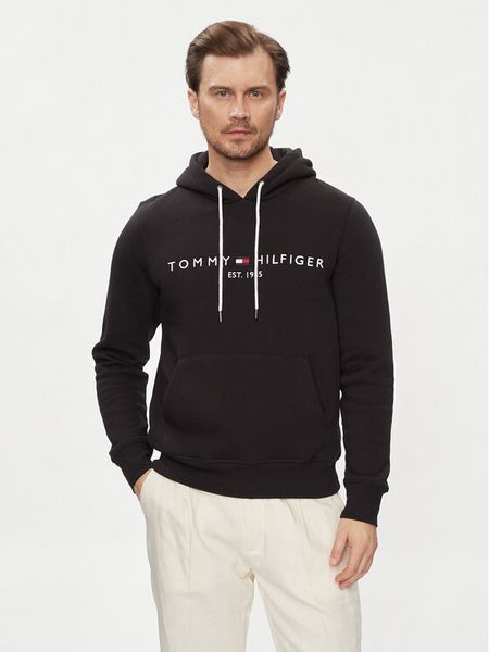 Tommy Hilfiger Bluza Core Logo MW0MW10752 Czarny Regular Fit. Czarne bluzy męskie Tommy Hilfiger, l, bez wzorów, z bawełny, bez ramiączek, bez kaptura. Za 354.99 zł.