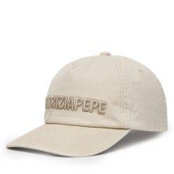 Czapka z daszkiem Patrizia Pepe. Brązowe czapki damskie Patrizia Pepe, bez wzorów. Za 239.99 zł.