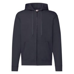 Klasyczna Kurtka Z Kapturem Dla Dorosłych Unisex. Niebieskie kurtki sportowe damskie fruit of the loom, s, bez wzorów, bez ramiączek, z kapturem, trekkingowe. Za 135.99 zł.