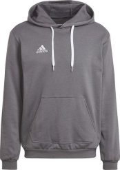 Adidas adidas Entrada 22 Sweat Hoodie HB0578 szary XXL. Szare bluzy męskie Adidas, m, bez wzorów, bez kaptura. Za 115.41 zł.