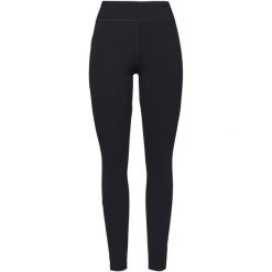 Damskie legginsy Black Diamond Session. Czarne legginsy damskie Black Diamond, bez wzorów, z materiału. Za 262.60 zł.