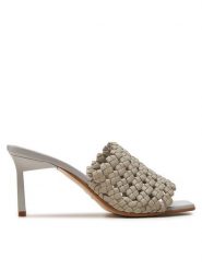 Calvin Klein Klapki Heel Mule Sandal 70 Latt HW0HW02144 Beżowy. Brązowe klapki damskie Calvin Klein, bez wzorów, ze skóry, bez obcasa, bez zapięcia. Za 479.99 zł.