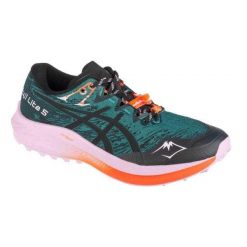 Damskie Buty Do Biegania Fuji Lite 5. Zielone obuwie trekkingowe damskie Asics, bez zapięcia. Za 825.99 zł.